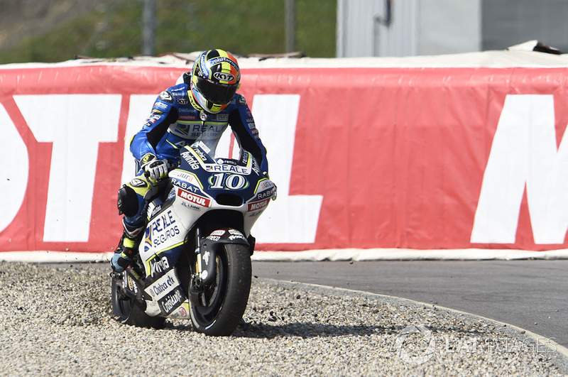 Xavier Simeon, Avintia Racing runs wide