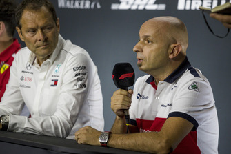 Aldo Costa, Mercedes AMG F1 e Simone Resta, Alfa Romeo Sauber F1 Team Designer
