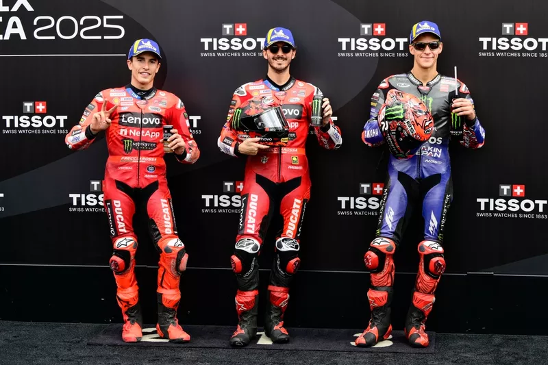 Fabio Quartararo, Yamaha Factory Racing, Francesco Bagnaia, Ducati Team, Marc Marquez, Ducati Team