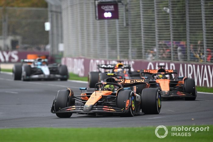 Lando Norris, McLaren, Oscar Piastri