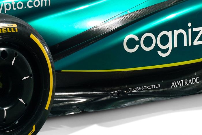 Aston Martin AMR23 detalle