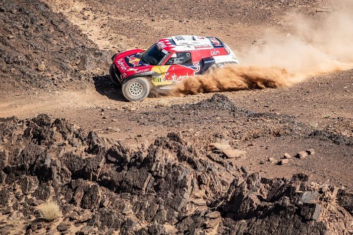 #301 X-Raid Team Mini JCW Team: Stéphane Peterhansel, Andrea Peterhansel