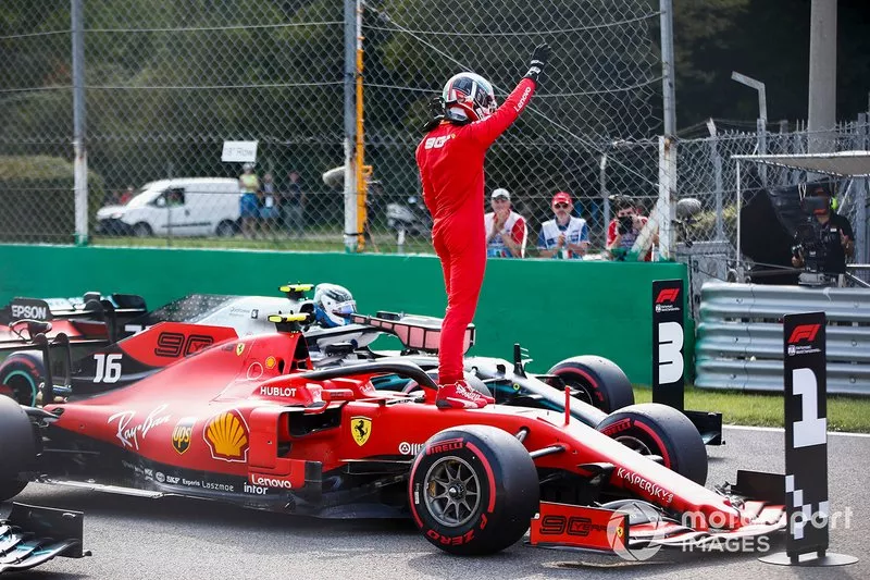 Polesitter Charles Leclerc, Ferrari SF90
