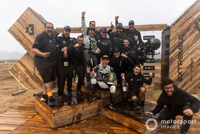 Jutta Kleinschmidt, Mattias Ekstrom, ABT CUPRA XE, 2ª posición, 