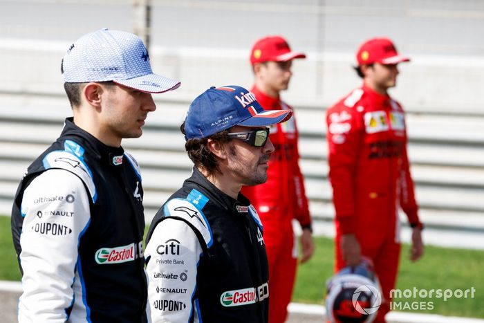 Esteban Ocon, Alpine F1 y Fernando Alonso, Alpine F1