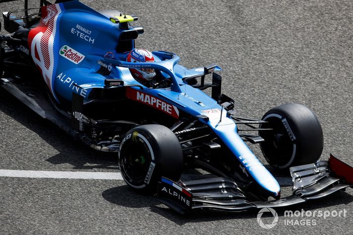 10. Esteban Ocon, Alpine A521: 190 vueltas (1028,28 km)