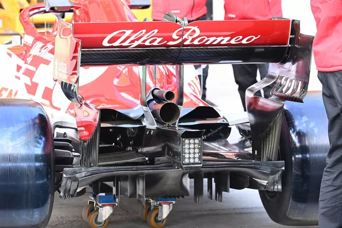 Alfa Romeo C39 diffuser detail