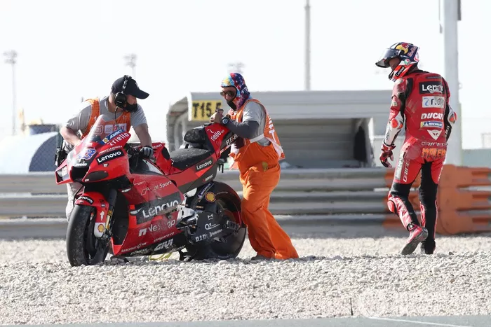 Jack Miller, Ducati Team  crash