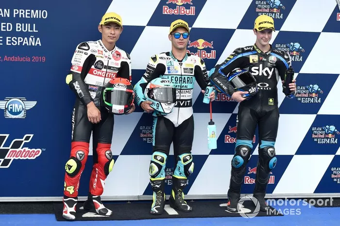 Tatsuki Suzuki, SIC58 Squadra Corse, Lorenzo Dalla Porta, Leopard Racing, Celestino Vietti, Sky Racing Team VR46