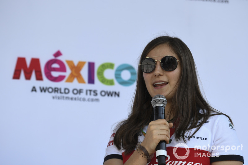 Tatiana Calderon, Alfa Romeo Sauber F1 Team piloto de prueba