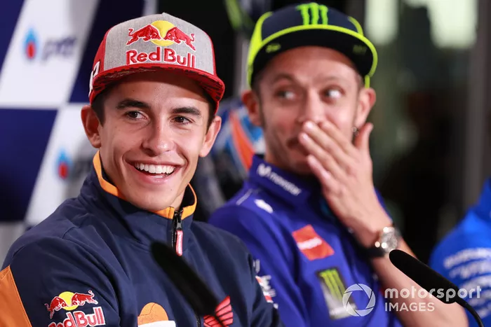 Marc Marquez, Repsol Honda Team, Valentino Rossi, Yamaha Factory Racing