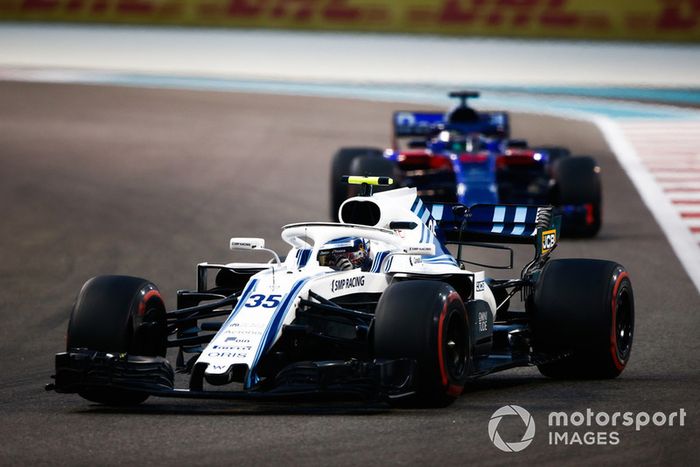 Sergey Sirotkin, Williams FW41 y Brendon Hartley, Toro Rosso STR13