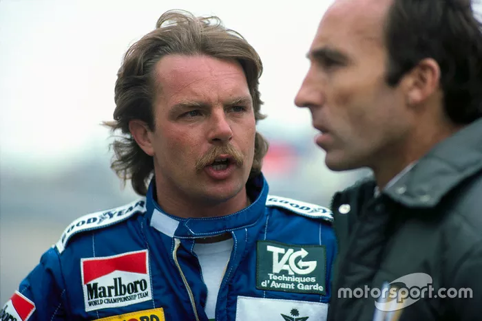 Keke Rosberg y Frank Williams