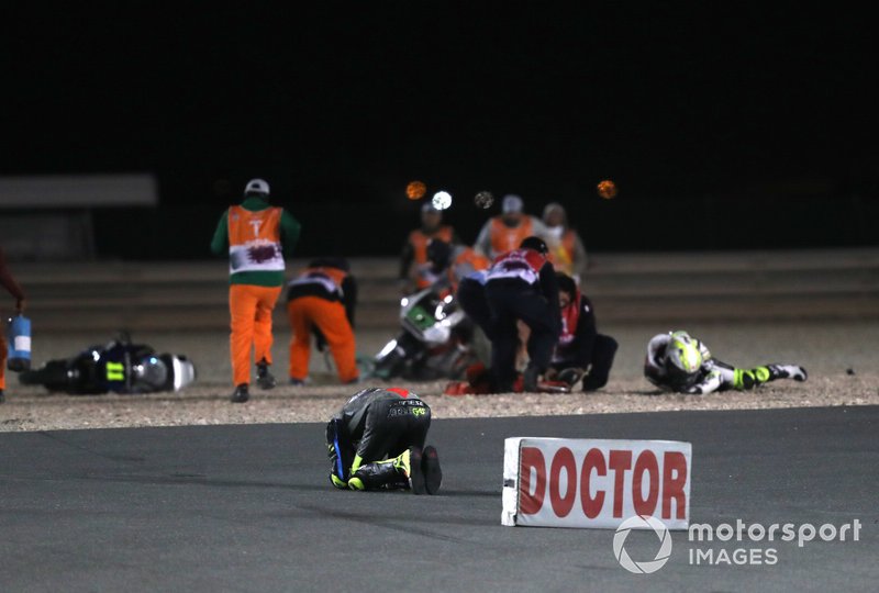 Nicolo Bulega, Sky Racing Team VR46 Iker Lecuona, Swiss Innovative Investors, incidente