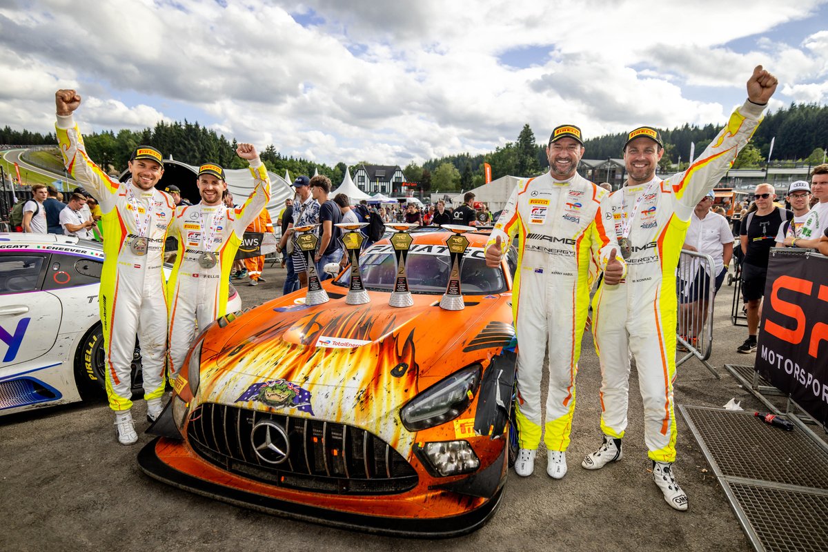 #75 SunEnergy1 - by SPS Mercedes-AMG GT3: Martin Konrad, Kenny Habul, Philip Ellis, Dominik Baumann