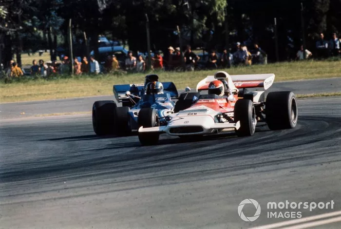 Helmut Marko, BRM P153,  Francois Cevert, Tyrrell 002 Ford