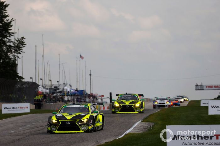 #14 AIM Vasser Sullivan Lexus RC-F GT3, GTD: Aaron Telitz, Jack Hawksworth, #12 AIM Vasser Sullivan Lexus RC-F GT3, GTD: Frankie Montecalvo, Townsend Bell