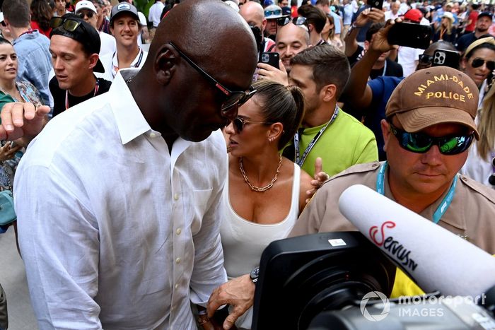 La ex estrella de la NBA Michael Jordan