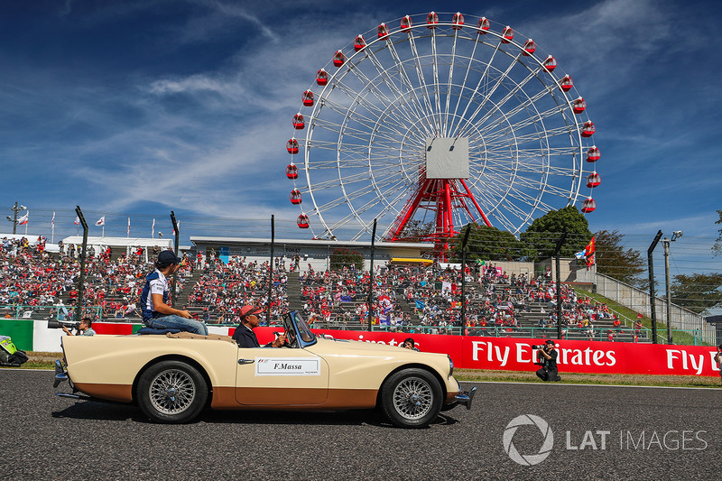 Felipe Massa, Williams on the drivers parade