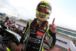 Le vainqueur Lando Norris, Carlin, Dallara F317 - Volkswagen