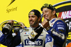 Jimmie Johnson, Hendrick Motorsports, Chevrolet; Chad Knaus
