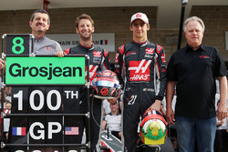 100. Grand Prix für Romain Grosjean, Haas F1 Team
