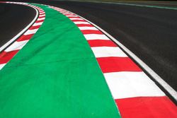 La entrada final de la curva y el pit