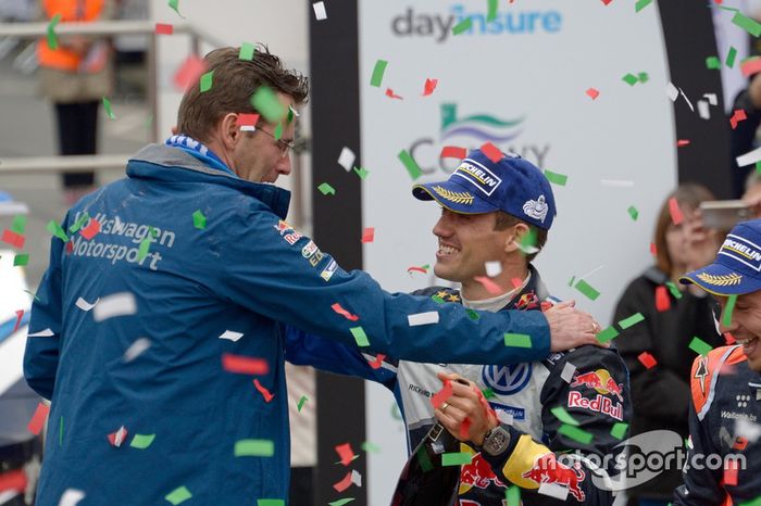 Dr. Frank Welsch y Sébastien Ogier, Volkswagen Motorsport