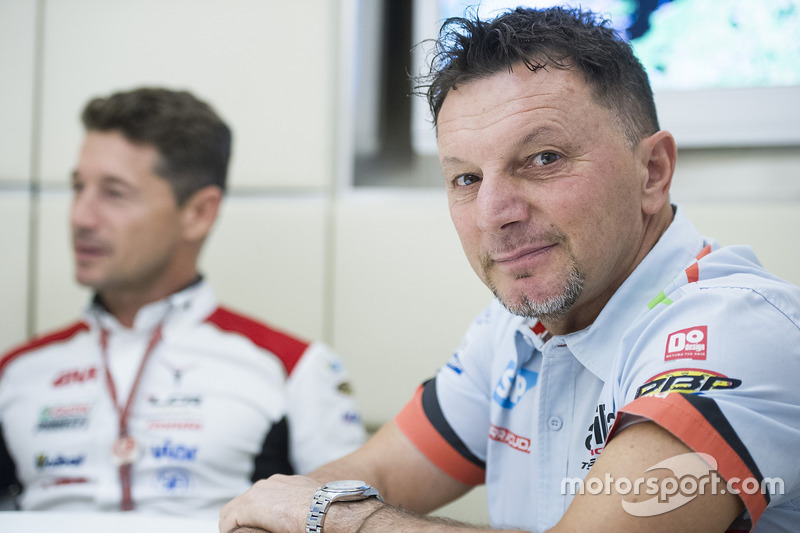 Lucio Cecchinello e Fausto Gresini