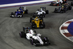Феліпе Масса, Williams FW38 Mercedes,Кевін Магнуссен, Renault Sport F1 Team RS16, Валттері Боттас, W