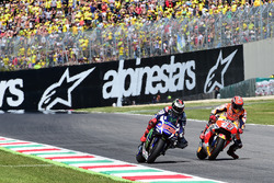 Jorge Lorenzo, Yamaha Factory Racing, und Marc Marquez, Repsol Honda Team