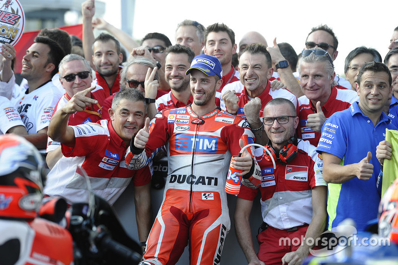 Second place Andrea Dovizioso, Ducati Team