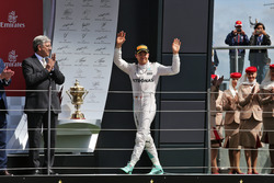 Nico Rosberg, Mercedes AMG F1 op het podium