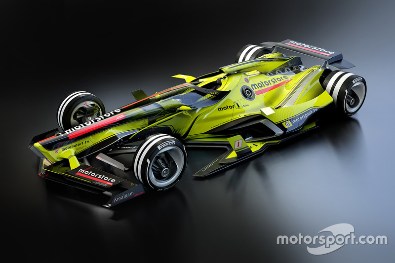 Diseño del futuro Fantasy F1 para 2030