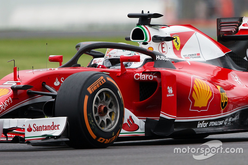 Sebastian Vettel, Ferrari SF16-H running the Halo cockpit cover