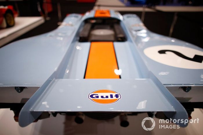 Detalle del alerón trasero del Porsche 917