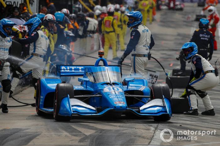 Alex Palou, Chip Ganassi Racing Honda, Pit Stop