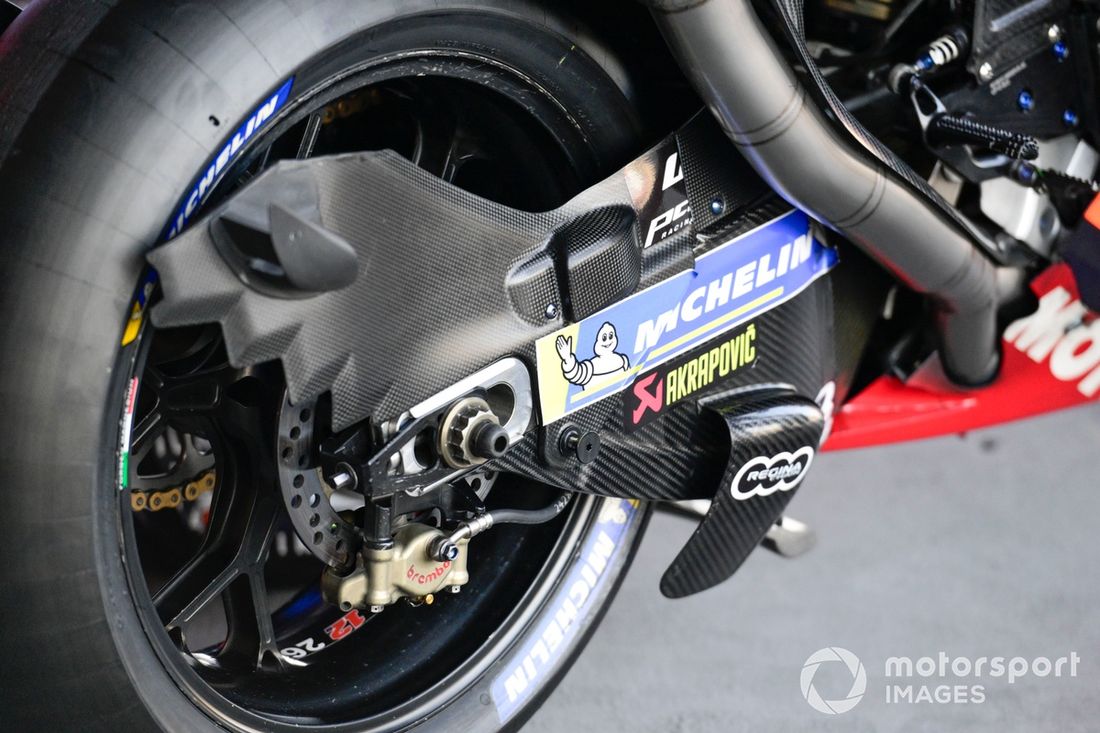 Detalle de la moto Red Bull KTM Factory Racing