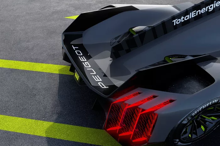 Detalle del Peugeot Hypercar 9X8