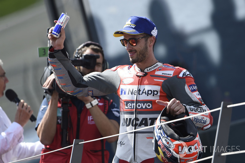 Il terzo classificato Andrea Dovizioso, Ducati Team