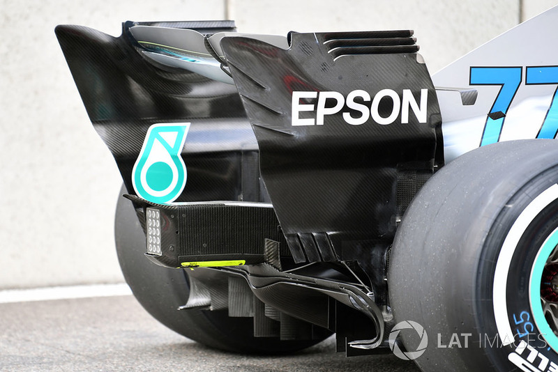 Valtteri Bottas, Mercedes AMG F1 W09 rear wing