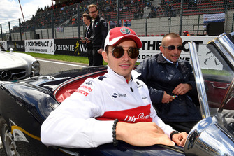 Charles Leclerc, Sauber lors de la parade des pilotes
