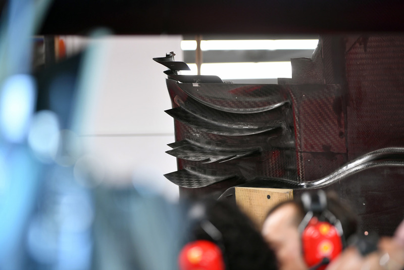 Ferrari SF71H floor detail