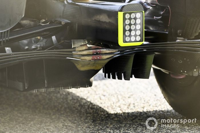 Detalle trasero del Red Bull Racing RB16B
