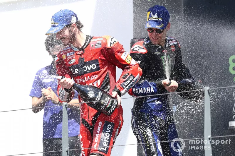 Podio: segundo lugar Francesco Bagnaia, Ducati Team