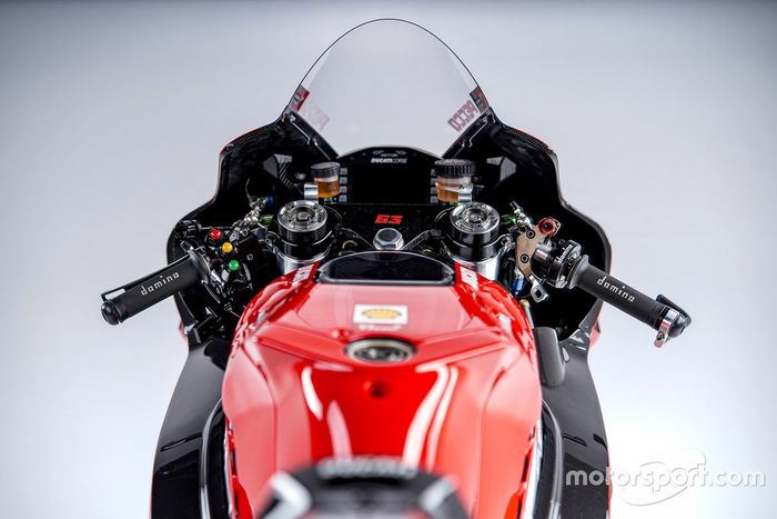Detalle de la Ducati Desmosedici GP21