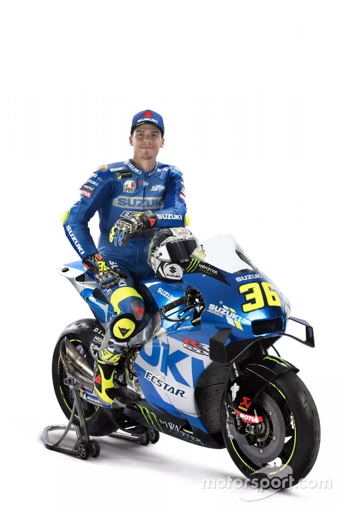 Joan Mir llevará el 1 de campeón en la cúpula de su Suzuki, en el mono y el casco