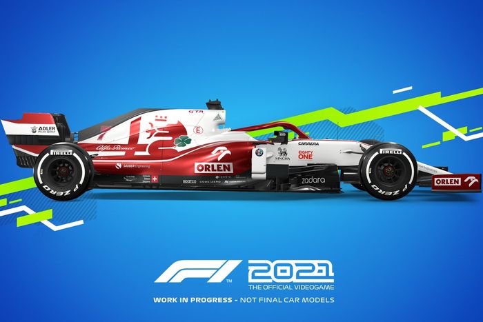 Decoración F1 2021 Alfa Romeo Racing