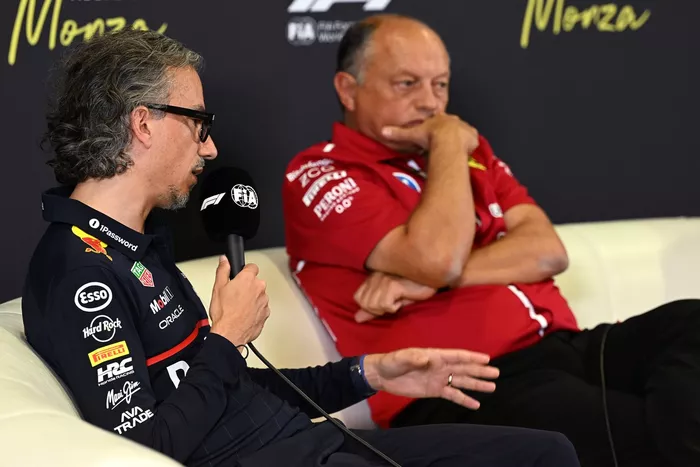 Frederic Vasseur, Ferrari, Laurent Mekies, Red Bull Racing Team Principal