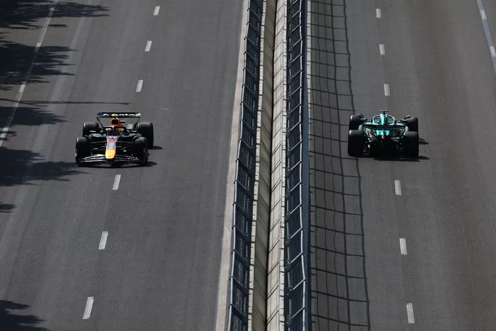 Lance Stroll, Aston Martin Racing, Yuki Tsunoda, Red Bull Racing Team